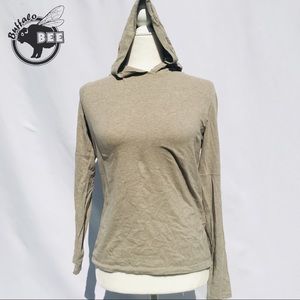 Banana Republic soft stretchy beige cotton hoodie